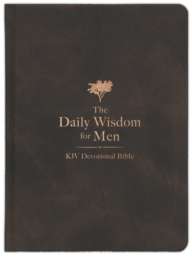 KJV DAILY WISDOM FOR MEN DEVOTIONAL BIBLE -  HARDCOVER