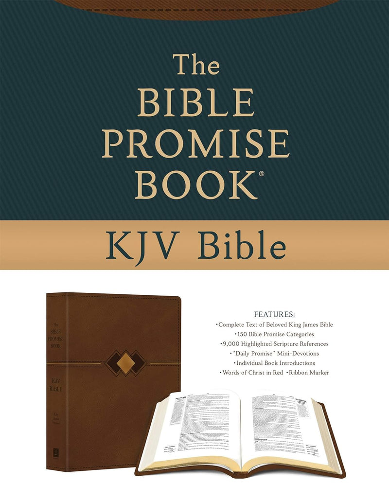 The Bible Promise Book KJV Bible [Hickory Diamond] Leather