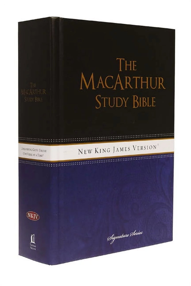 NKJV MACARTHUR STUDY BIBLE Large Print Hardcover