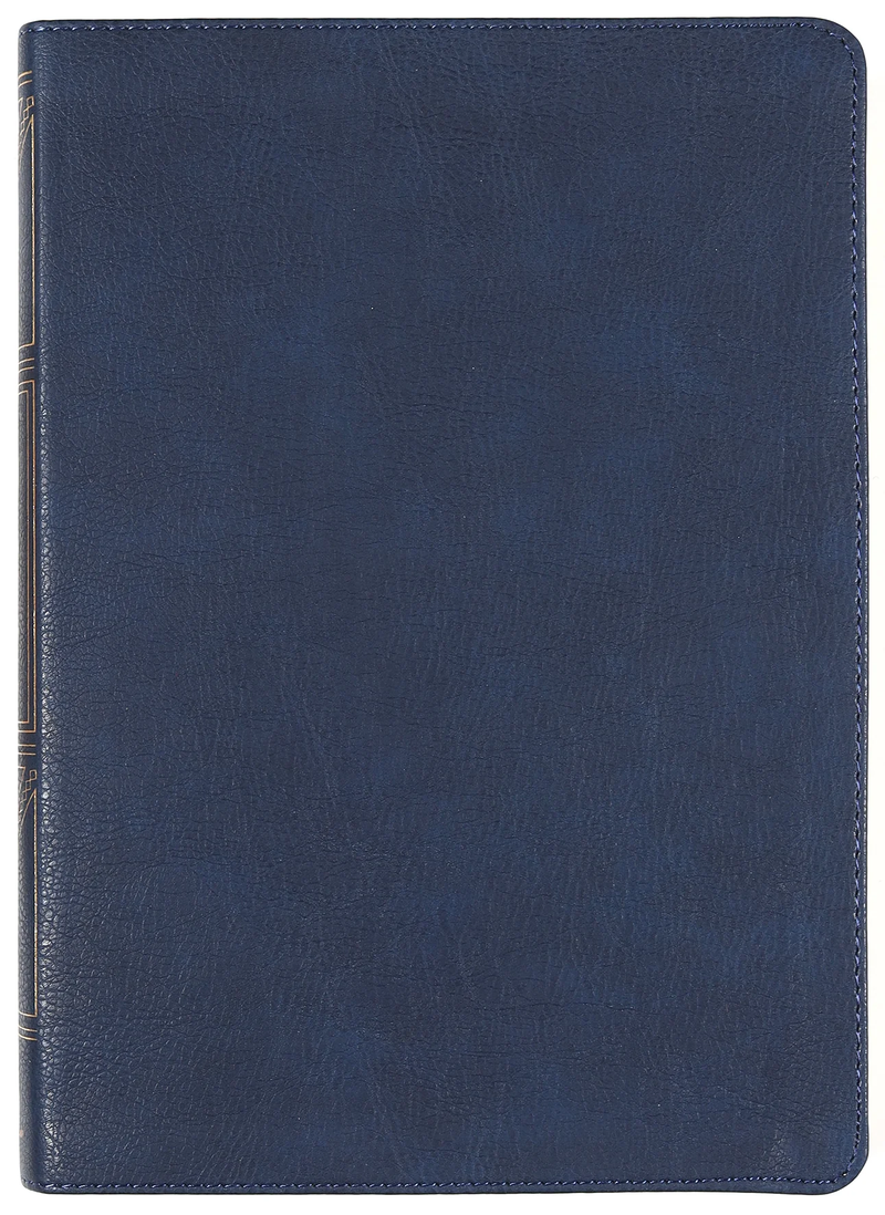 NIV Thompson Chain-Reference Bible Navy, Leather, Thumb Indexed (Red Letter Edition)