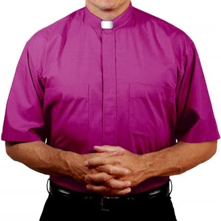 Copy of Clerical Shirt- Bishop Purple