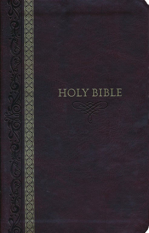KJV, Thinline Bible, Leathersoft, Brown, Thumb Indexed, Red Letter, Comfort Print : Holy Bible, King James Version