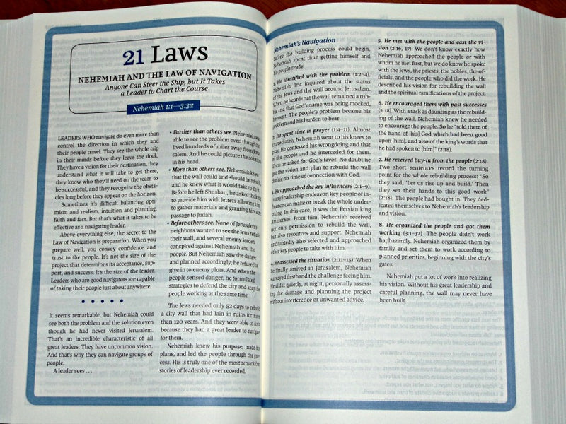 NKJV Comfort Print Maxwell Leadership Bible, Third Edition, HC