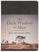 KJV DAILY WISDOM FOR MEN DEVOTIONAL BIBLE -  HARDCOVER