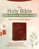 THE HOLY BIBLE: SIMPLIFIED KJV BIBLE PROMISE BOOK EDITION--SOFT LEATHER-LOOK, CHESTNUT FLORAL