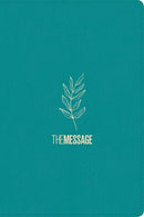 The Message Deluxe Gift Bible (Leather-Look, Hosanna Teal)