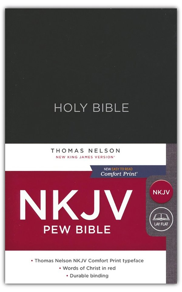 NKJV Pew Bible, Hardcover, Black