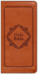 KJV TRIMLINE BIBLE, PROMISE EDITION-SOFT LEATHER, BROWN