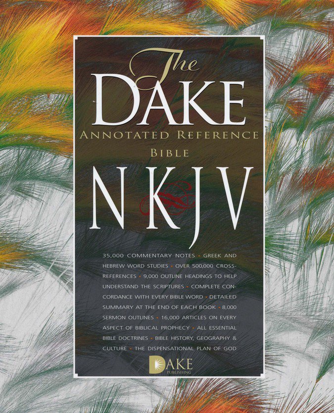 NKJV Dake Bible, Bonded Leather Black