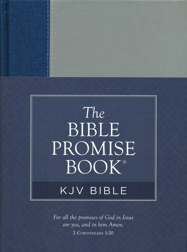 BIBLE PROMISE BOOK KJV BIBLE- PAPER OVER BOARDS, GENDER NEUTRAL