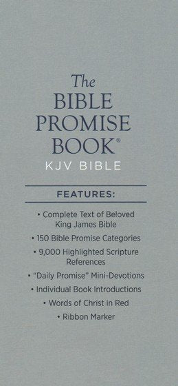 BIBLE PROMISE BOOK KJV BIBLE- PAPER OVER BOARDS, GENDER NEUTRAL