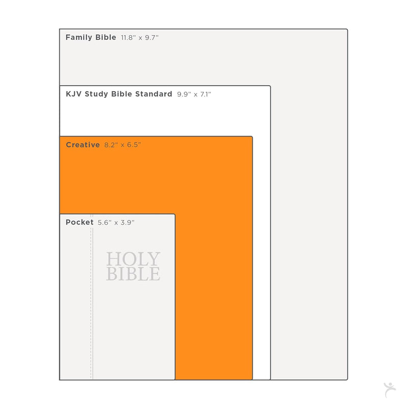 KJV Holy Bible, My Creative Bible, Faux Leather Hardcover Ribbon Marker, King James Version, Pink Printed Floral (KJV Creative Editions)