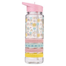 Light Of Mine Plastic Water Bottle With Pastel Silicon Wrist Straps