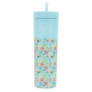 Be Joyful Always Plastic Tumbler With Straw - 1 Thessalonians 5:16