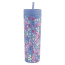 Be Strong Plastic Tumbler With Straw – Joshua 1:9