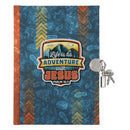 Life Is an Adventure with Jesus Hardcover -Secret Diary with a Lock and Key
