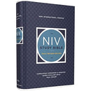 NIV STUDY BIBLE, Large Print, Hardcover, Red Letter, Comfort Print Hardcover