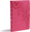 CSB Super Giant Print Reference Bible, Pink Leather