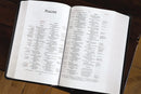 NIV, Thompson Chain-Reference Bible, Handy Size, European Bonded Leather, Black, Red Letter, Comfort Print