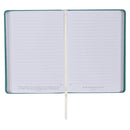 Classic Journal Be Still And Know Psalm 46:10 Floral Inspirational Scripture Notebook, Ribbon Marker, Teal/Gold