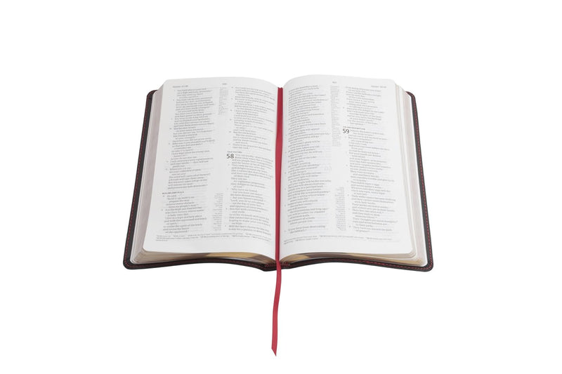 CSB Ultrathin Reference Bible, Black LeatherTouch