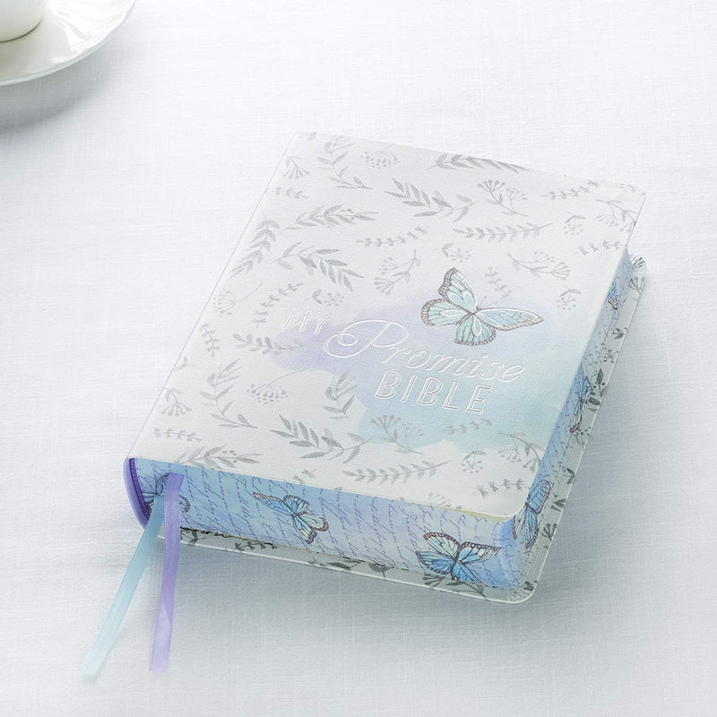 KJV My Promise Bible, White with butterfly