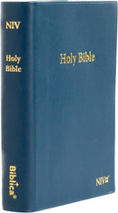 NIV MINI COMPACT VINYL SOFTCOVER BLUE BIBLE (6 x 4.3 Inch Pocket size)
