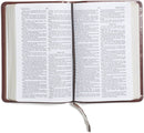 KJV COMPACT ULTRATHIN BIBLE, Black/Burgundy LeatherTouch Imitation Leather
