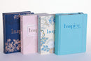NLT Blue  Hardcover Inspire Bible