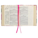 KJV Holy Bible, My Creative Bible, Faux Leather Hardcover Ribbon Marker, King James Version, Pink Printed Floral (KJV Creative Editions)