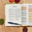 NIV HOLMAN RAINBOW STUDY BIBLE GREY/LAVENDER LEATHERTOUCH