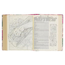 KJV Holy Bible, My Creative Bible, Faux Leather Hardcover Ribbon Marker, King James Version, Pink Printed Floral (KJV Creative Editions)