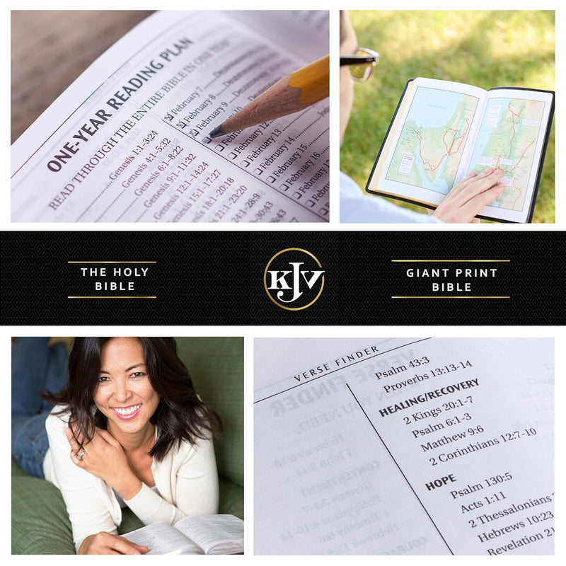 KJV Holy Bible, Giant Print Standard Size&nbsp; &nbsp;- Thumb Index&nbsp