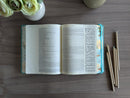Inspire Bible NLT, Filament Enabled (Hardcover LeatherLike, Aquamarine): The Bible for Coloring & Creative Journaling