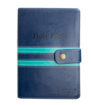 NIV STD BLUE PRESS BUTTON DUOTONE