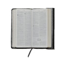 KJV Compact  Bible, Black Bonded Leather, Red Letter