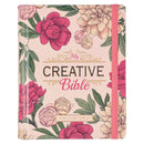 KJV Holy Bible, My Creative Bible, Faux Leather Hardcover Ribbon Marker, King James Version, Pink Printed Floral (KJV Creative Editions)