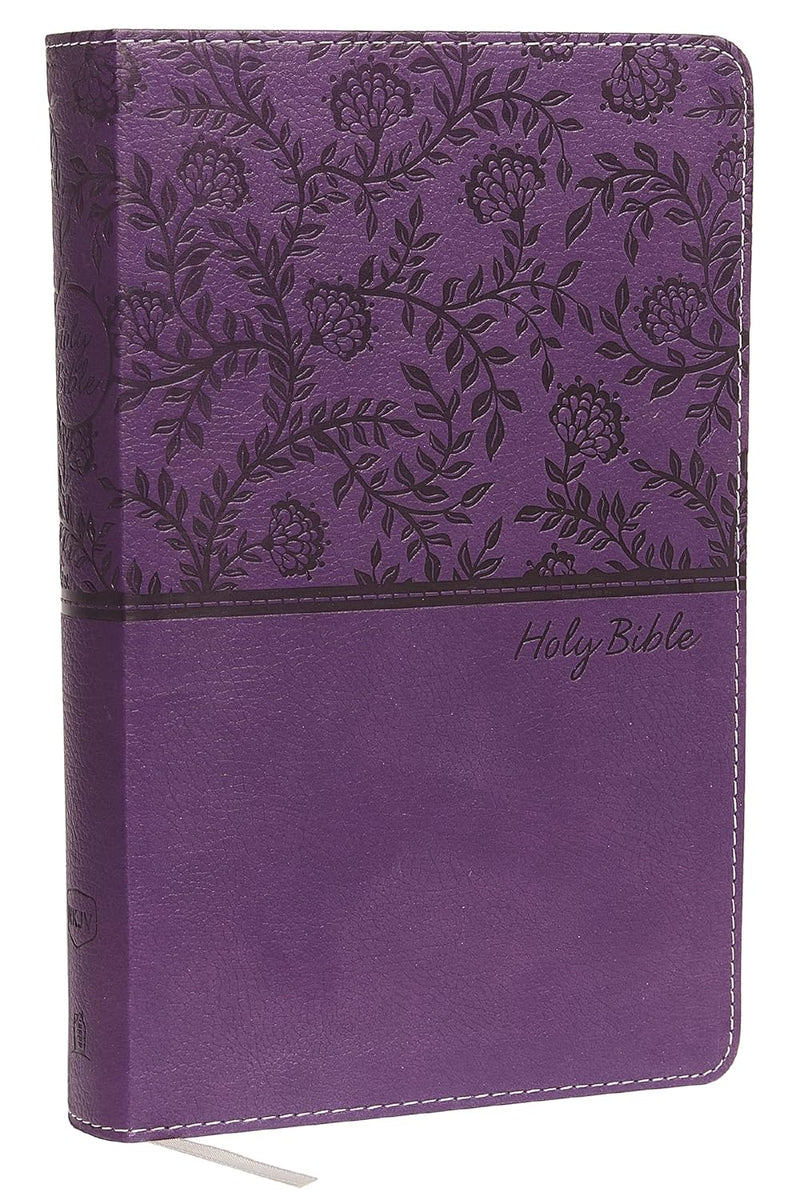 NKJV, Deluxe Gift Bible, Leathersoft, Purple
