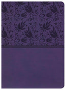 Holman Study Bible: NKJV Edition, Purple LeatherTouch, Indexed Imitation Leather