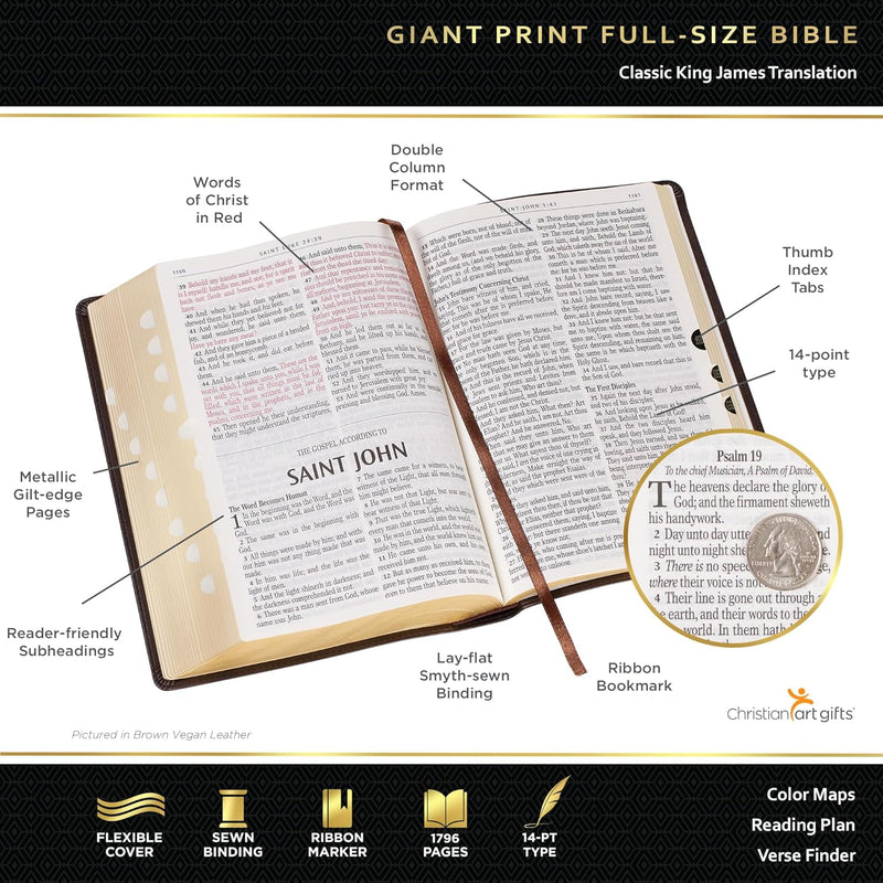 KJV Holy Bible, Giant Print