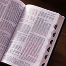 NKJV Personal Size Large Print Bible   References, Red Letter, Comfort Print (Thumb Indexed)