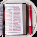 NKJV, Compact, Leathersoft, Brown, Red Letter, Comfort Print