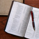 CSB Ultrathin Reference Bible, Black LeatherTouch