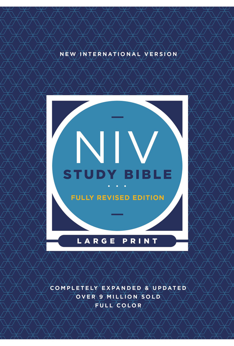 NIV STUDY BIBLE Updated Revised Full Colour Black H/B