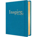 NLT Blue  Hardcover Inspire Bible
