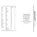 DAILY PLANNER 2025 - Strong and Courageous