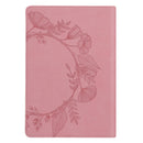 Be Still and Know That I Am God Pink Leather Journal