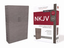 NKJV COMPACT SNGLE COLUMN REF GREY HC