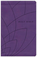 NLT Gift, Bible, Purple, Imitiation Leather, Presentation Page, Concordance, Red Letter, Ribbon Marker