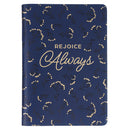 Journal Rejoice Always With Zipped Closure – 1 Thessalonians 5:16